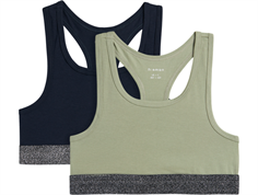 Name It seagrass glitter short tank top (2-pack)